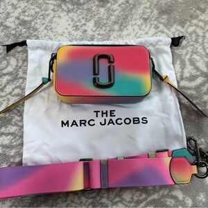 Marc Jacobs Snapshot Airbrush Rainbow Bag Purse